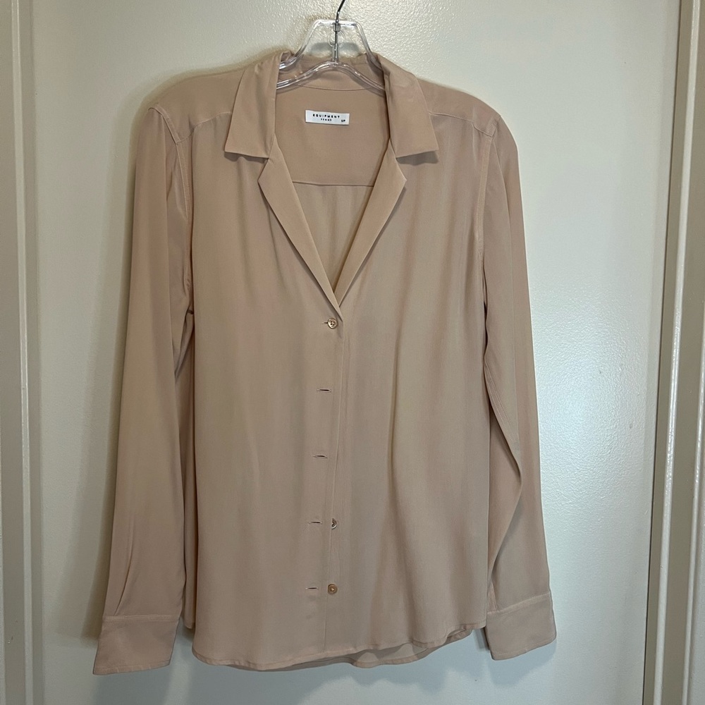 Equipment 100% silk blouse